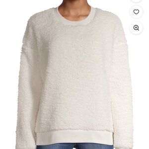 Secret Treasures White Sherpa Sweater size 2X {392}